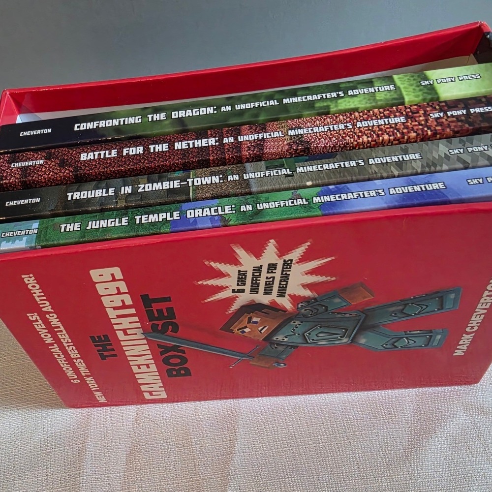 Mark Cheverton Gameknight999 Box Set Unofficial Minecraft Adventure 4 Books